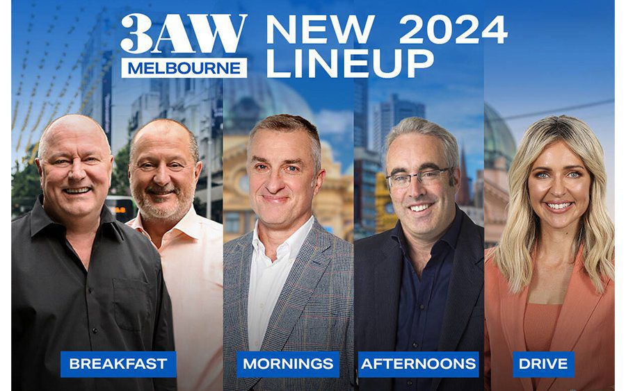 3AW’s new line-up revealed