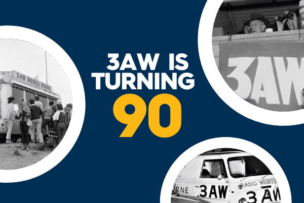 3AW in Melbourne is turning 90!